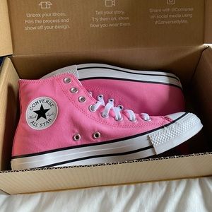 Bubblegum Pink Converse ( Custom Designed Converse )